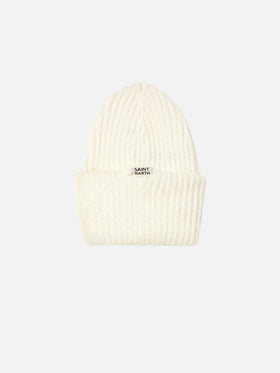 Berretto da bambina garzato e ultra morbido con ricamo Princess