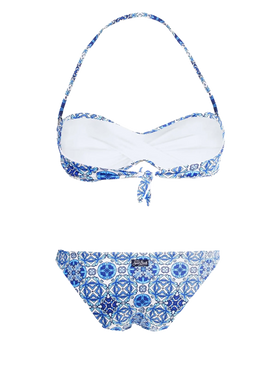 Bandeau bikini optical print - MC2 Saint Barth