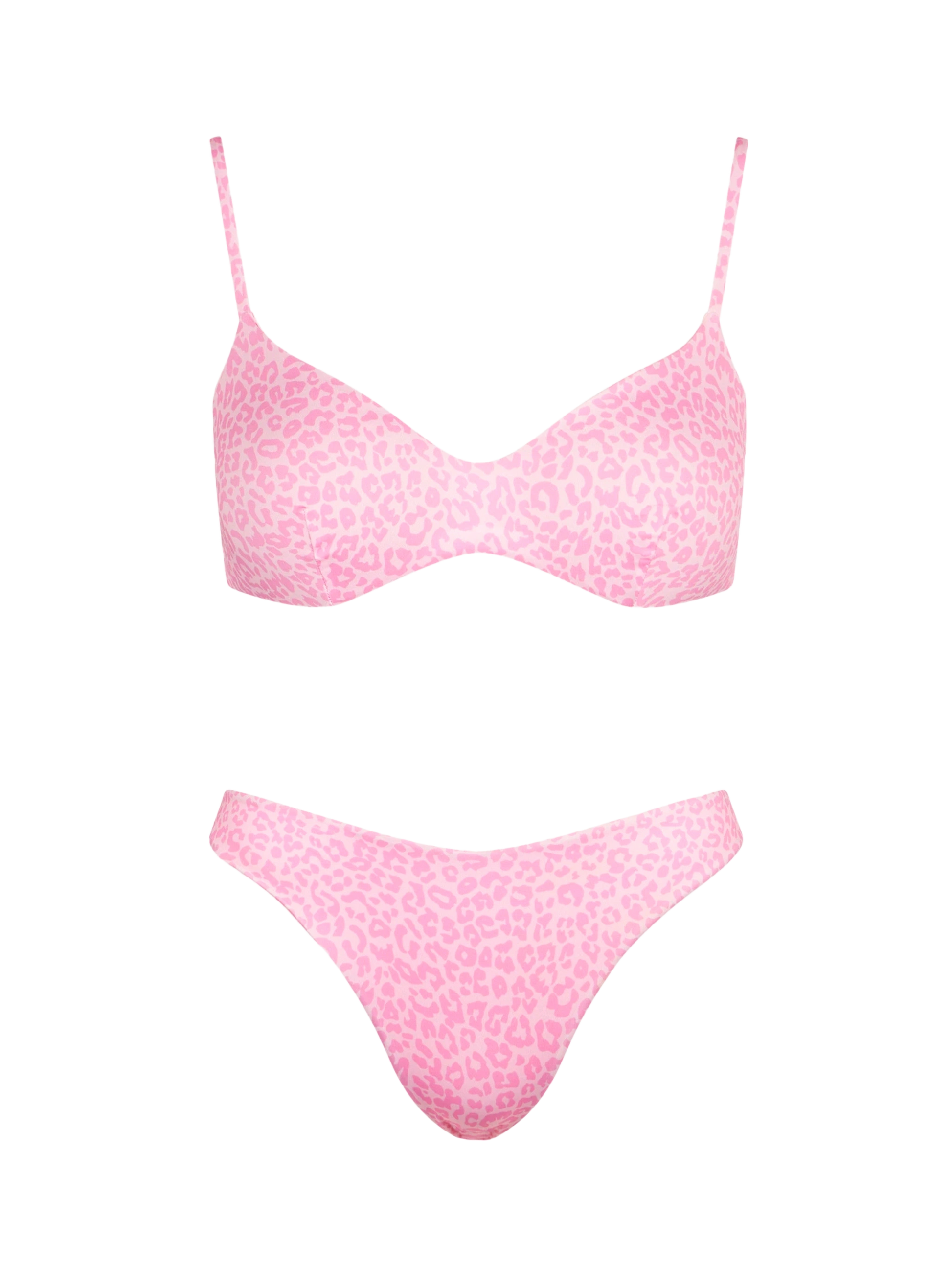 Animalier print bralette bikini - MC2 Saint Barth