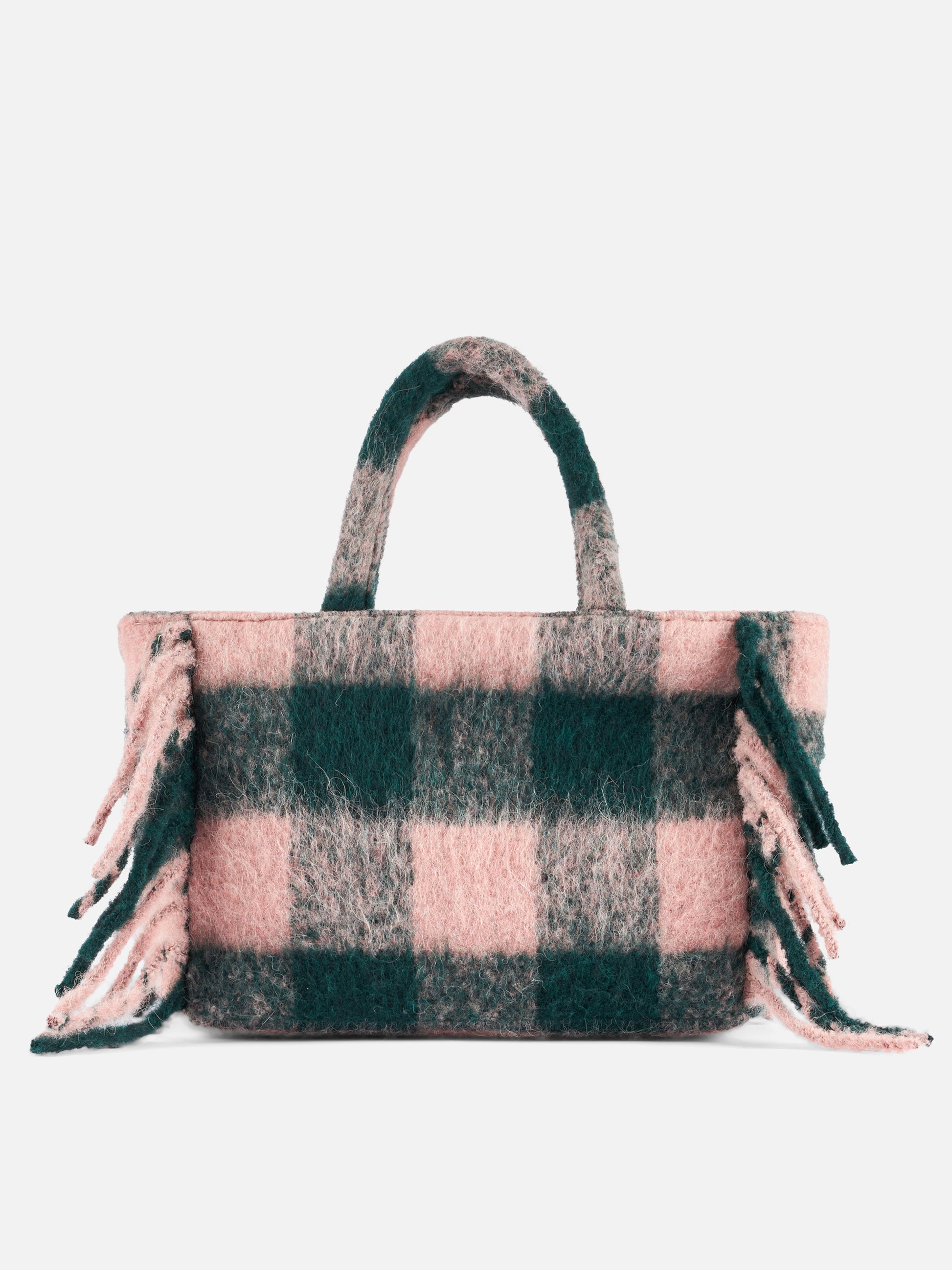 Colette blanket handbag with check print - MC2 Saint Barth