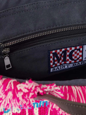 Colette wooly handbag with fair isle pattern - MC2 Saint Barth