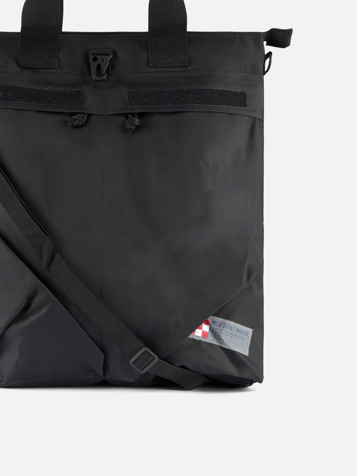 Canvas black backpack Helmut - MC2 Saint Barth