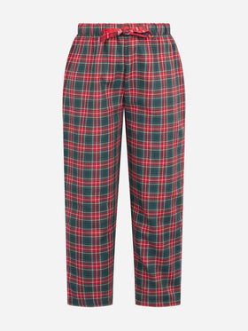 Kid pajama pants with tartan print - MC2 Saint Barth