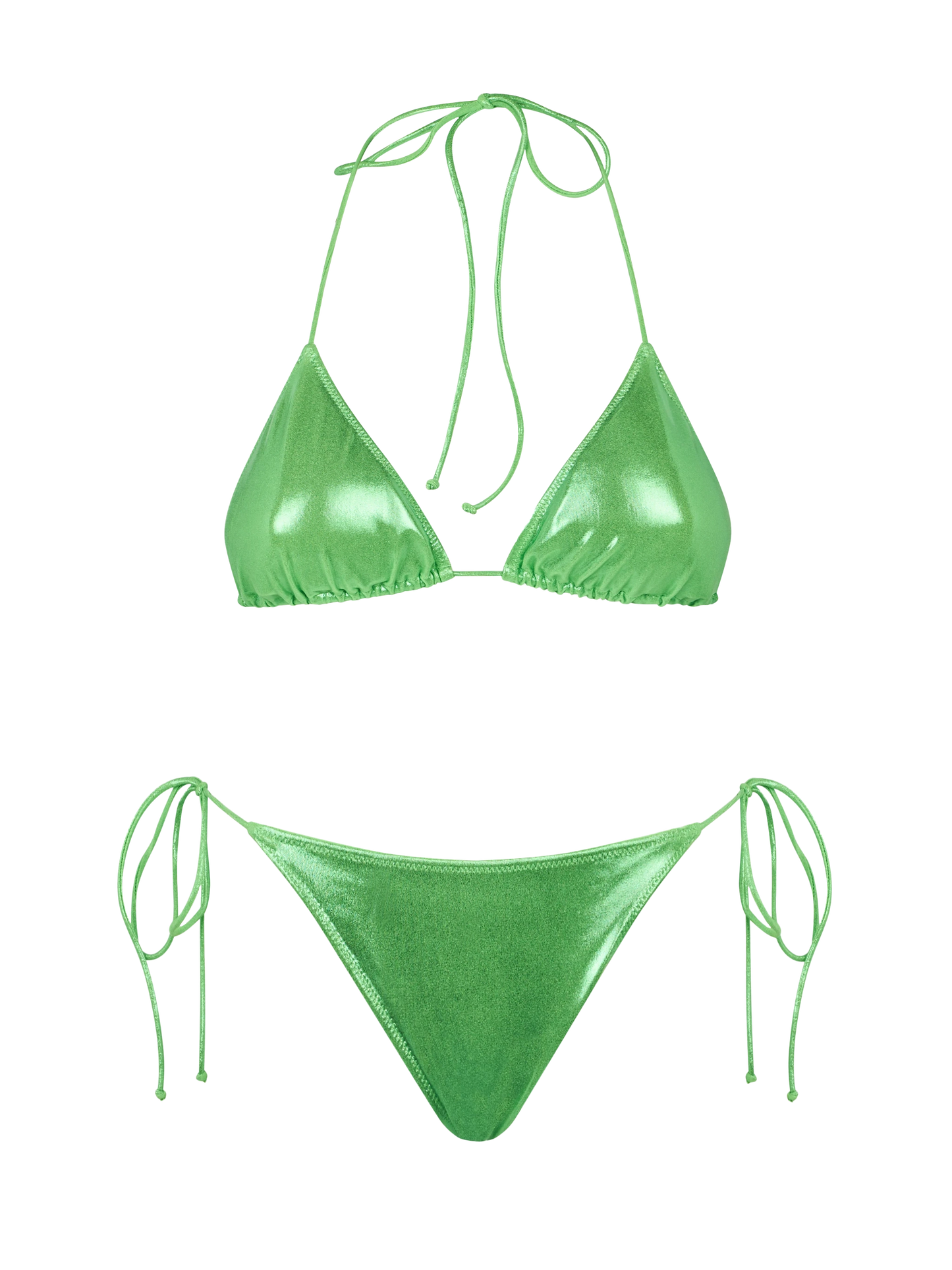 Damen Triangel-Bikini Lamina grün