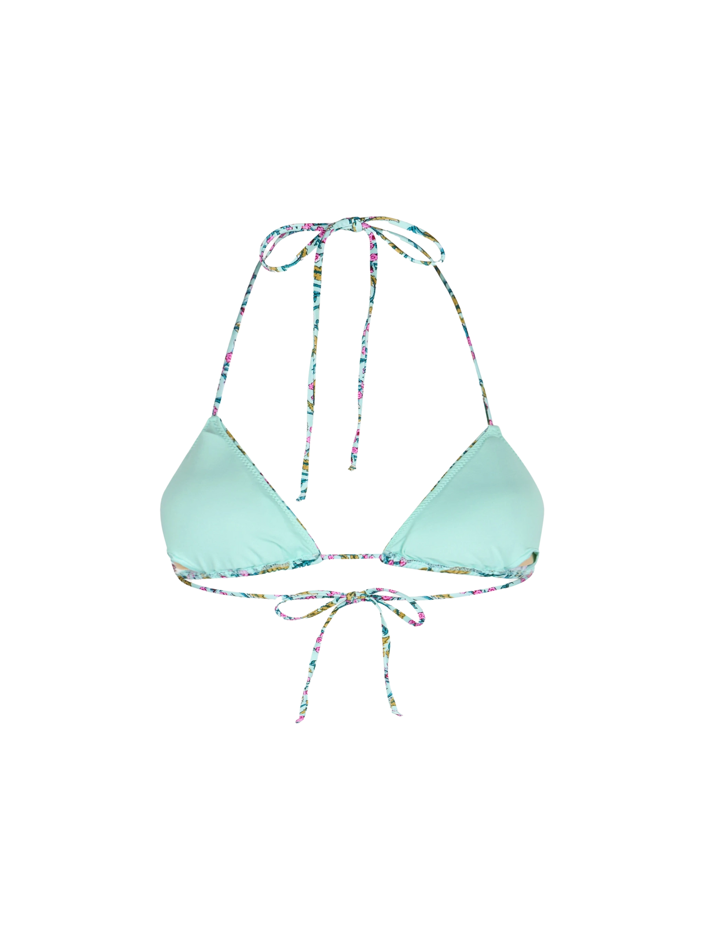 Costume da bagno donna con top a triangolo e fiori radicali Leah