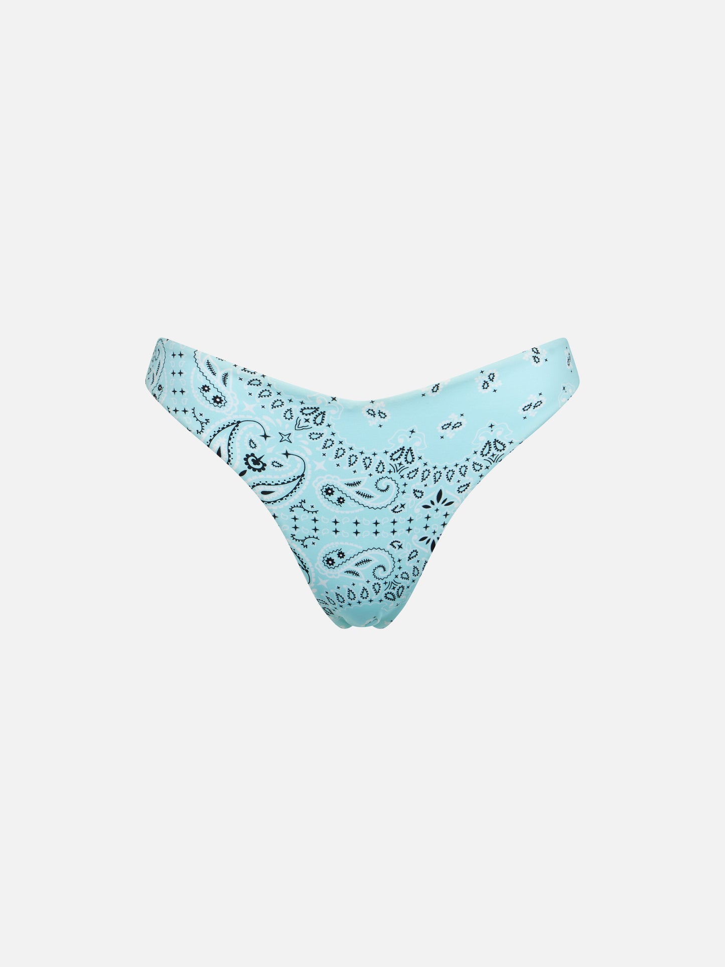 Woman cheeky swim briefs with bandanna print - MC2 Saint Barth