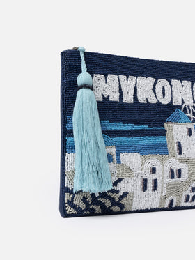 Pochette con perle modello Mykonos