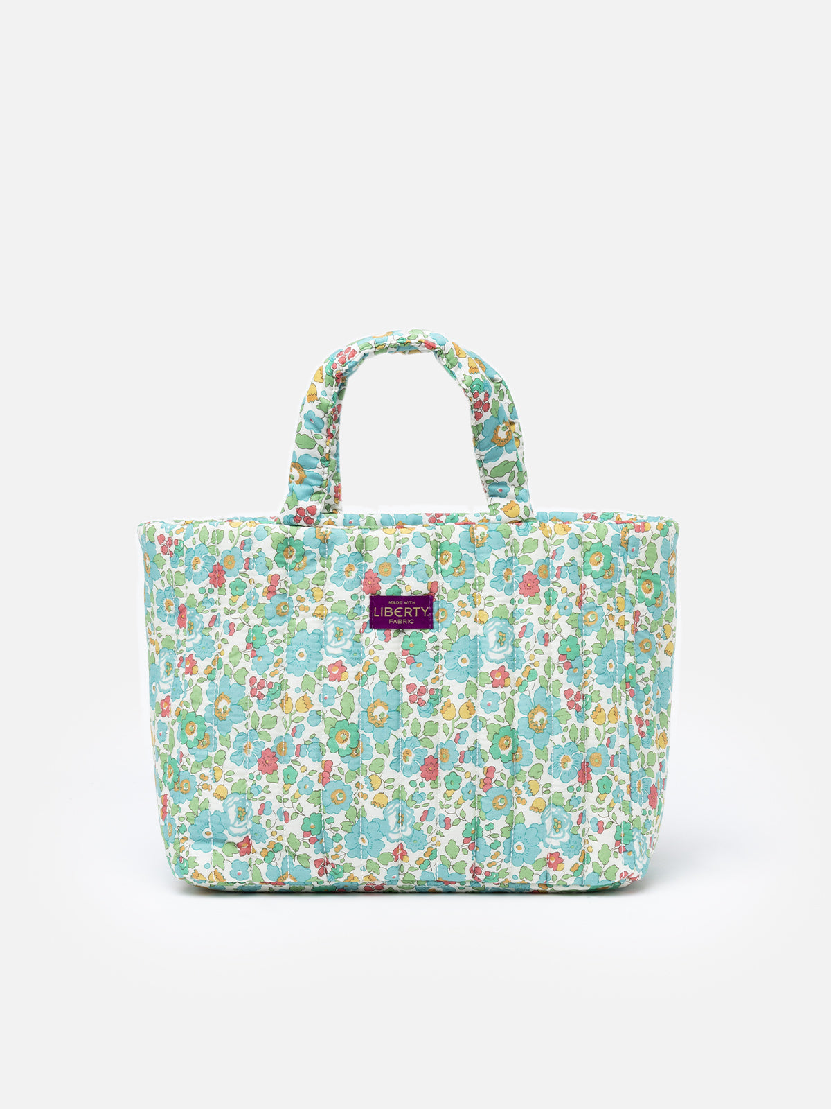 Betsy quilted Soft Tote Mid bag | MADE WITH LIBERTY FABRIC - MC2 Saint Barth