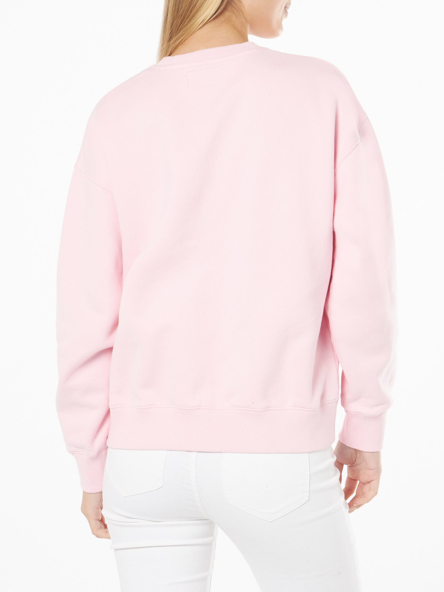 Woman fleece sweatshirt with Barbie St. Barth print | BARBIE SPECIAL EDITION - MC2 Saint Barth