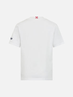 Boy cotton t-shirt with ducky big Babol print | BIG BABOL SPECIAL EDITION - MC2 Saint Barth