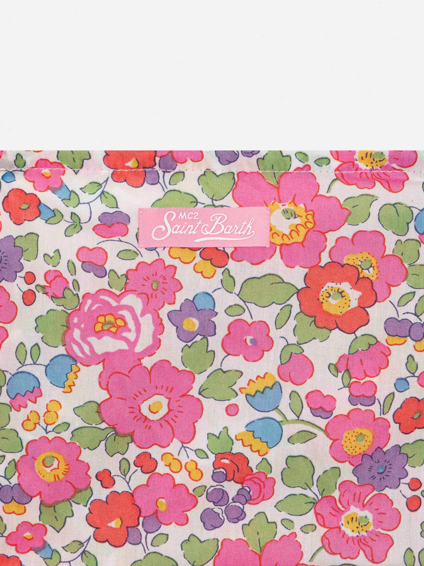 Abbie cotton top and bloomers with Besty print | MADE WITH LIBERTY FABRIC - MC2 Saint Barth