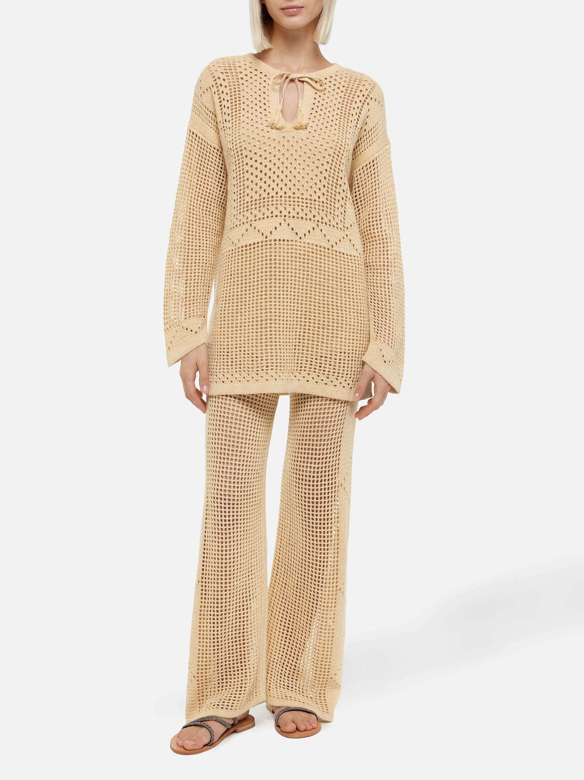 Alicia crochet mesh tunic - MC2 Saint Barth