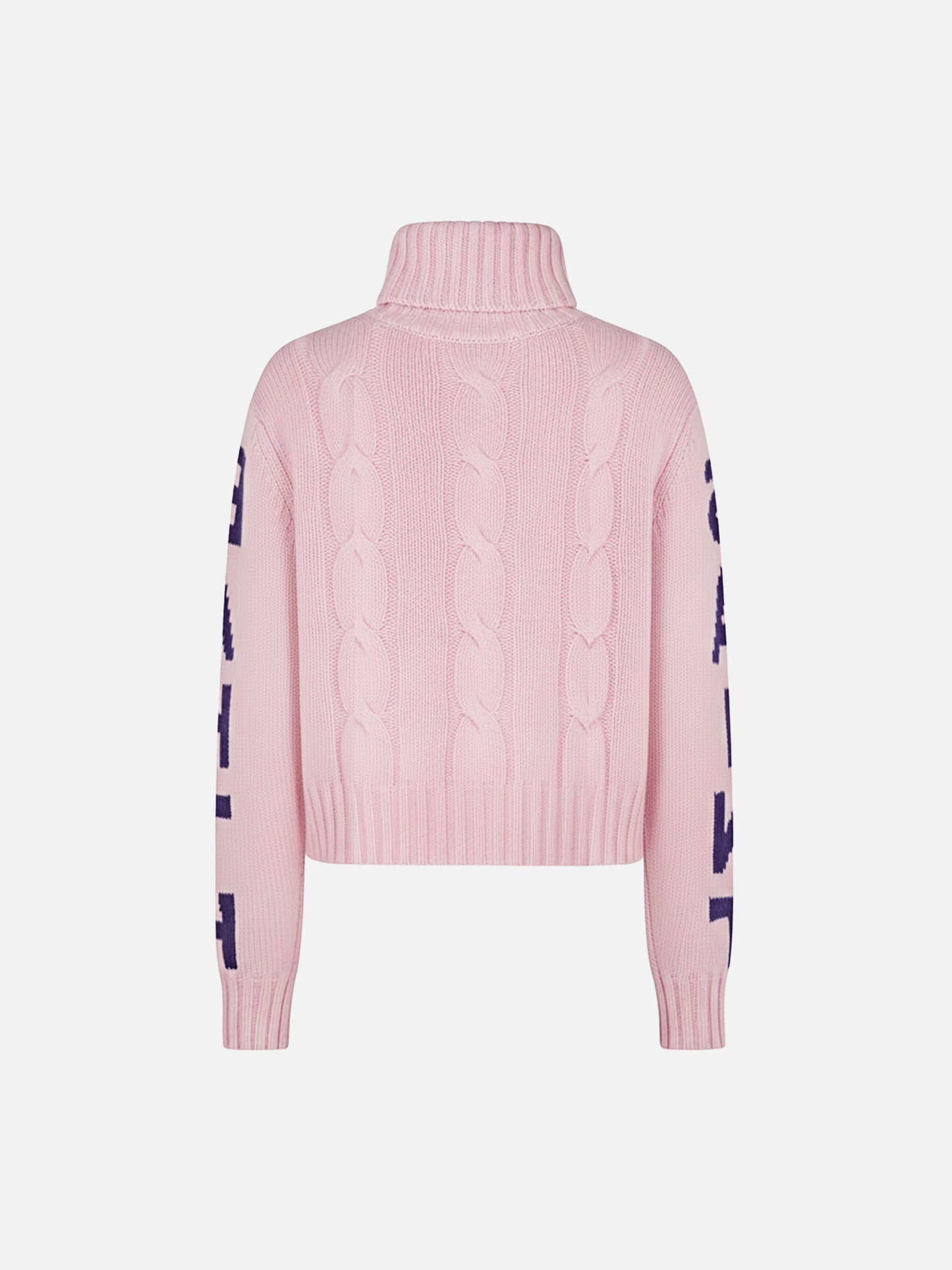 Dolcevita a trecce Adler Jr con jacquard Saint Barth