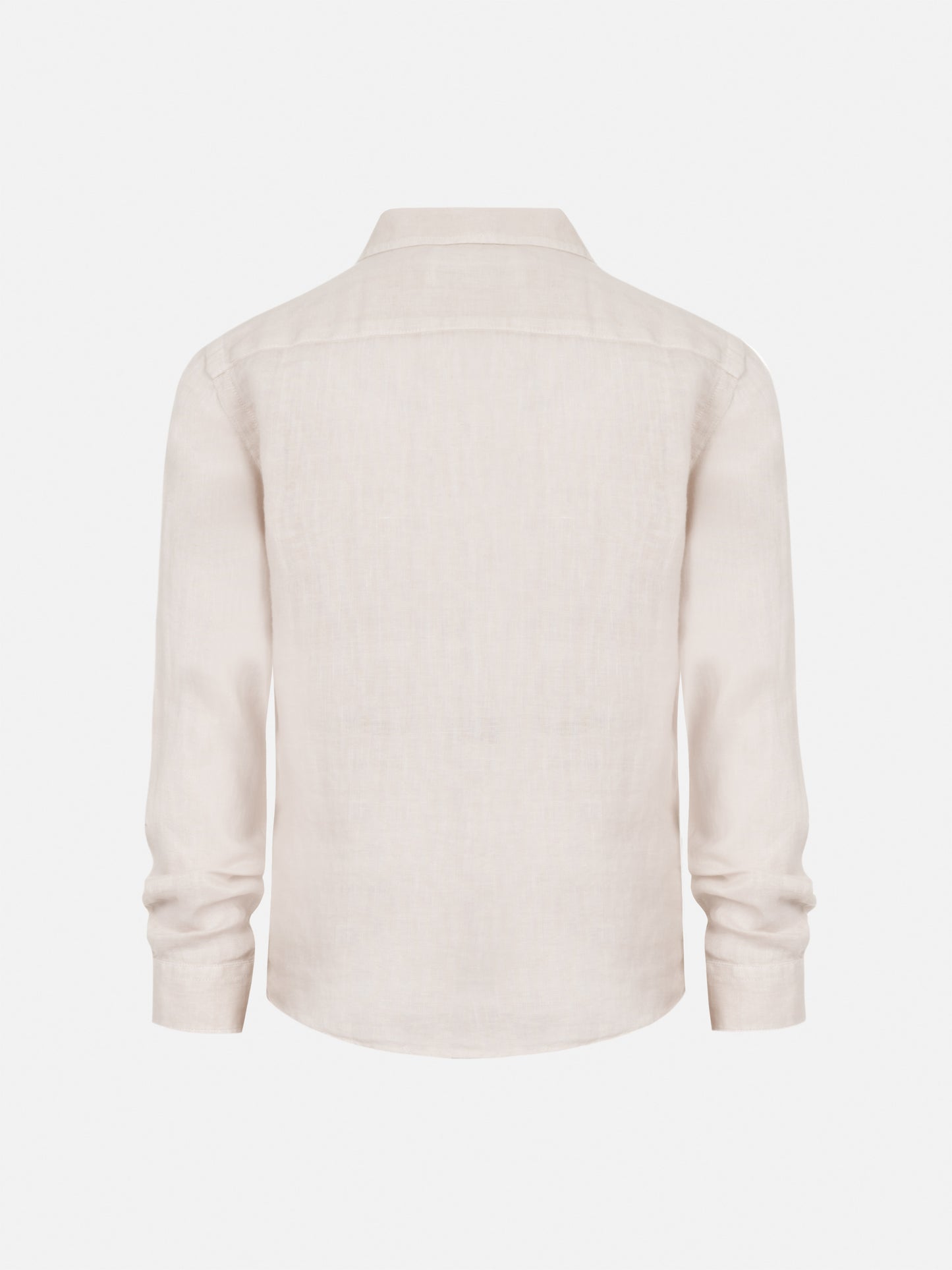 Camicia Agnes in lino bianco panna