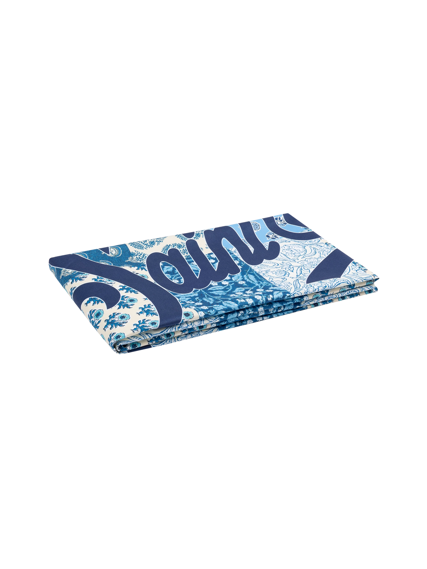 Microfiber beach towel Aidan with flower patch print - MC2 Saint Barth