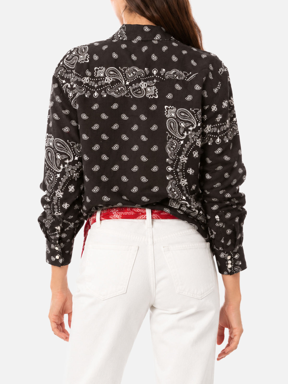 Chemise en lin noir Alodie Tex