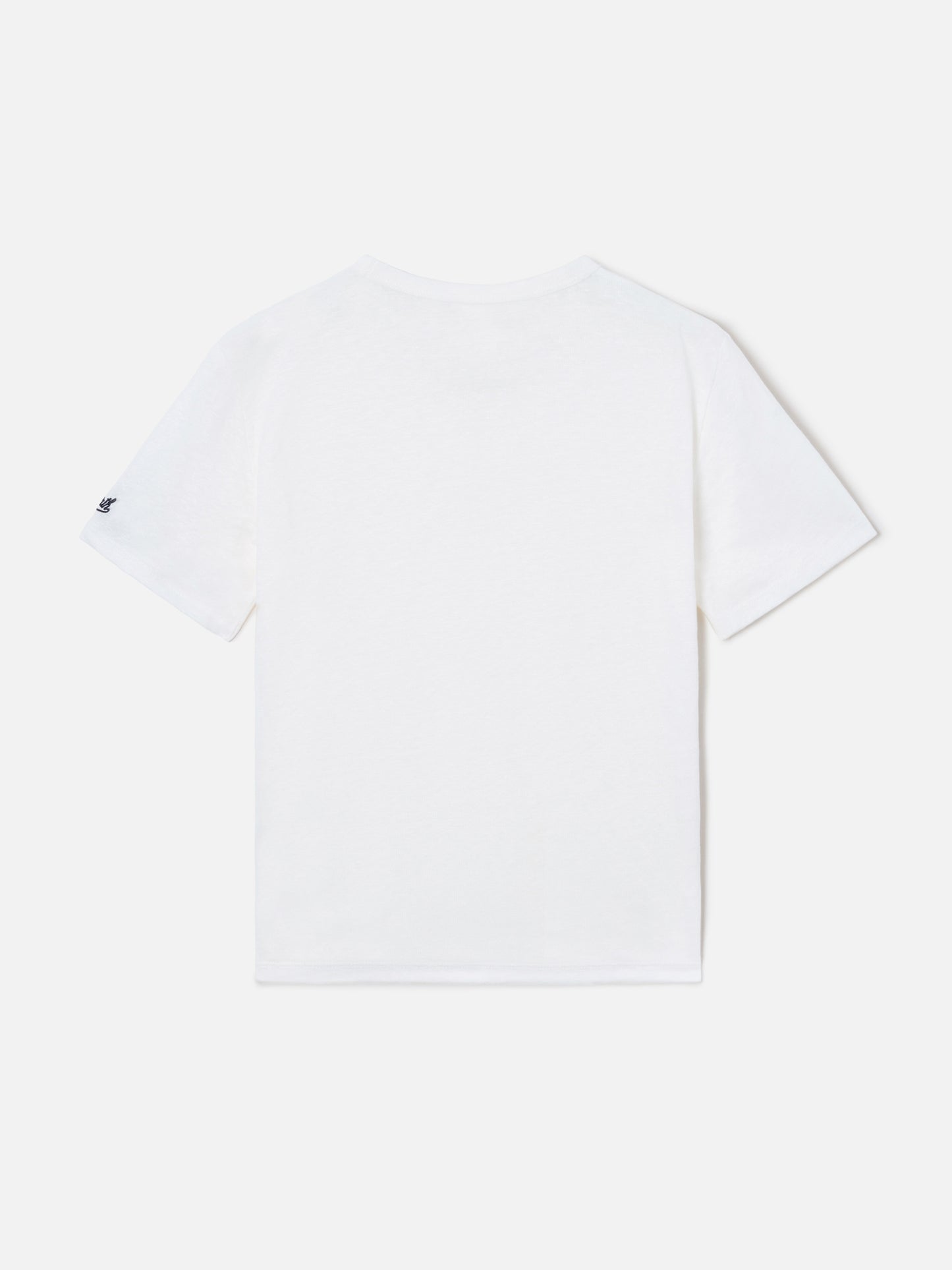 T-shirt Alex in puro lino bianco