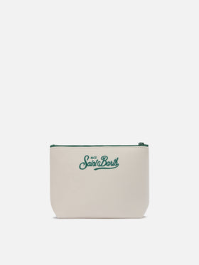 Pochette Aline effetto lana con stampa Courmayeur | COURMAYEUR SPECIAL EDITION