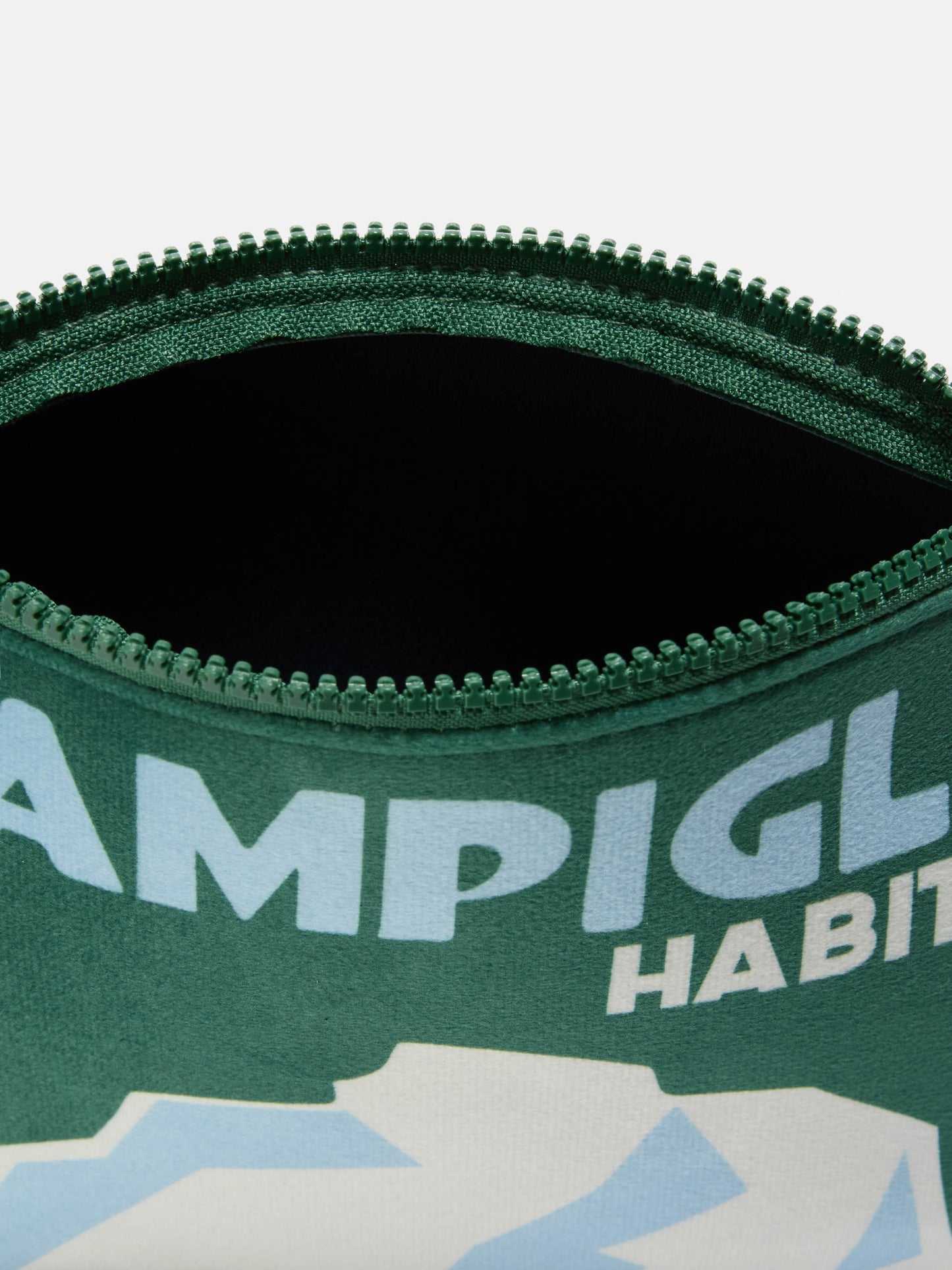 Pochette Aline effetto lana con stampa Campiglio