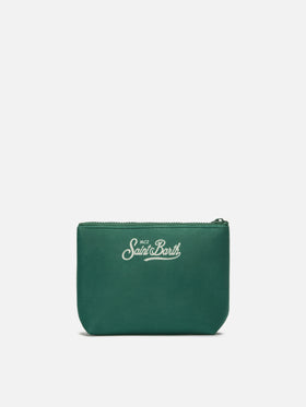 Pochette Aline effetto lana con stampa Campiglio