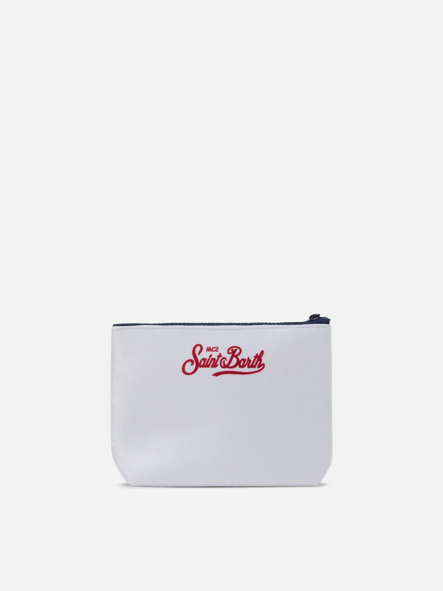 Pochette Aline effetto lana bianca con stampa Vacanze di Natale | VACANZE DI NATALE SPECIAL EDITION