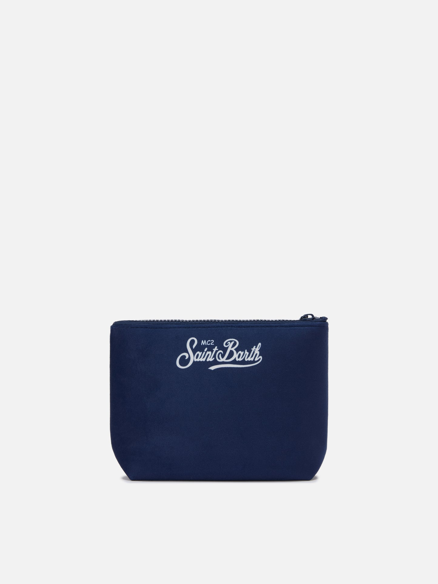 Aline Pouch in wool-effect fabric with Après ski print