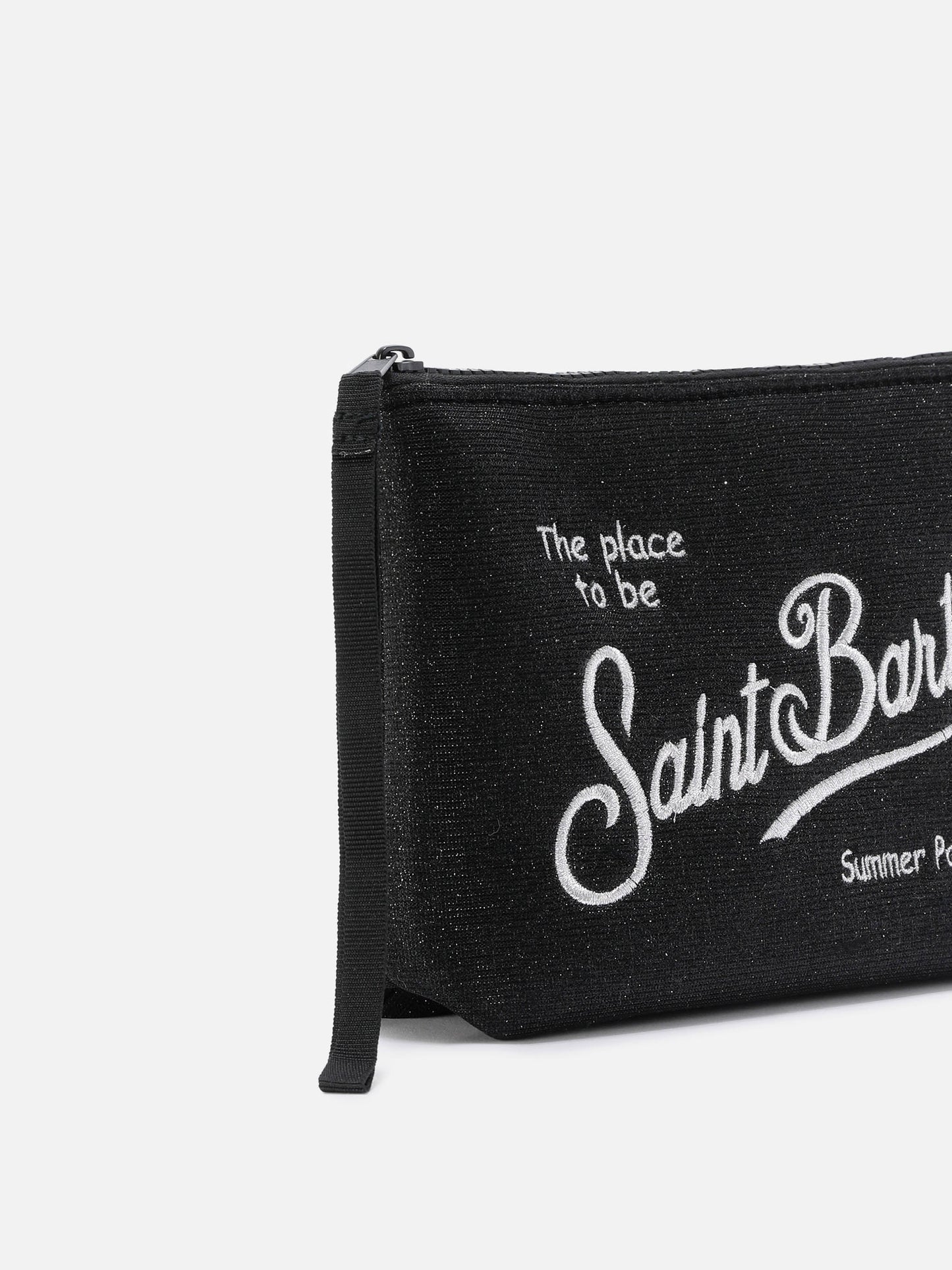 Pochette Aline Lurex nera con effetto lurex