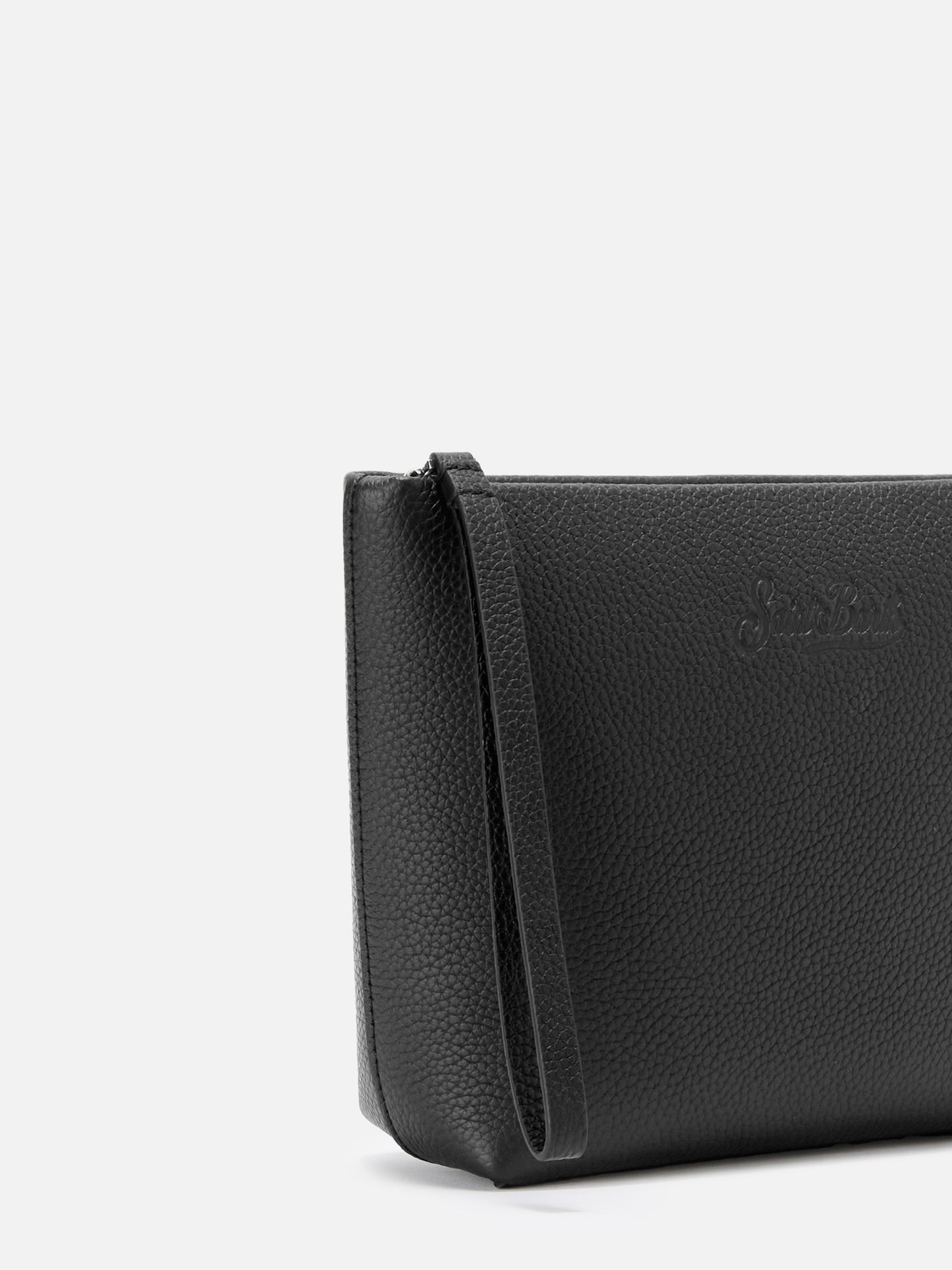 Pochette Aline Pouch in pelle nera