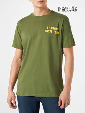 Man green t-shirt with Snoopy print  | PEANUTS™ SPECIAL EDITION