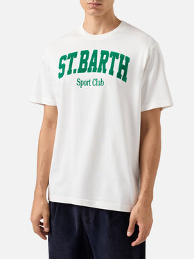 Winter cotton t-shirt Arnott with St. Barth sport club print