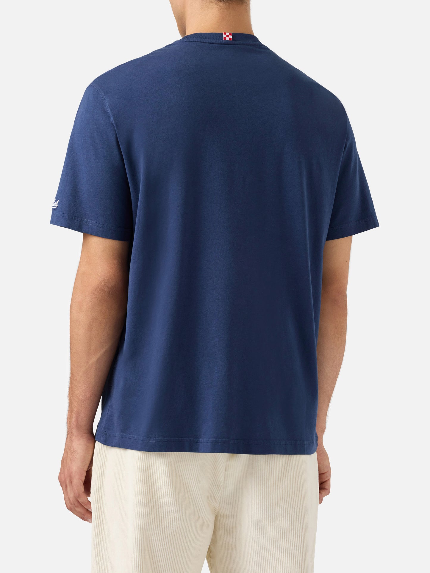 T-shirt Arnott Warm in cotone invernale blu con ricamo Bel temp… | VACANZE DI NATALE SPECIAL EDITION