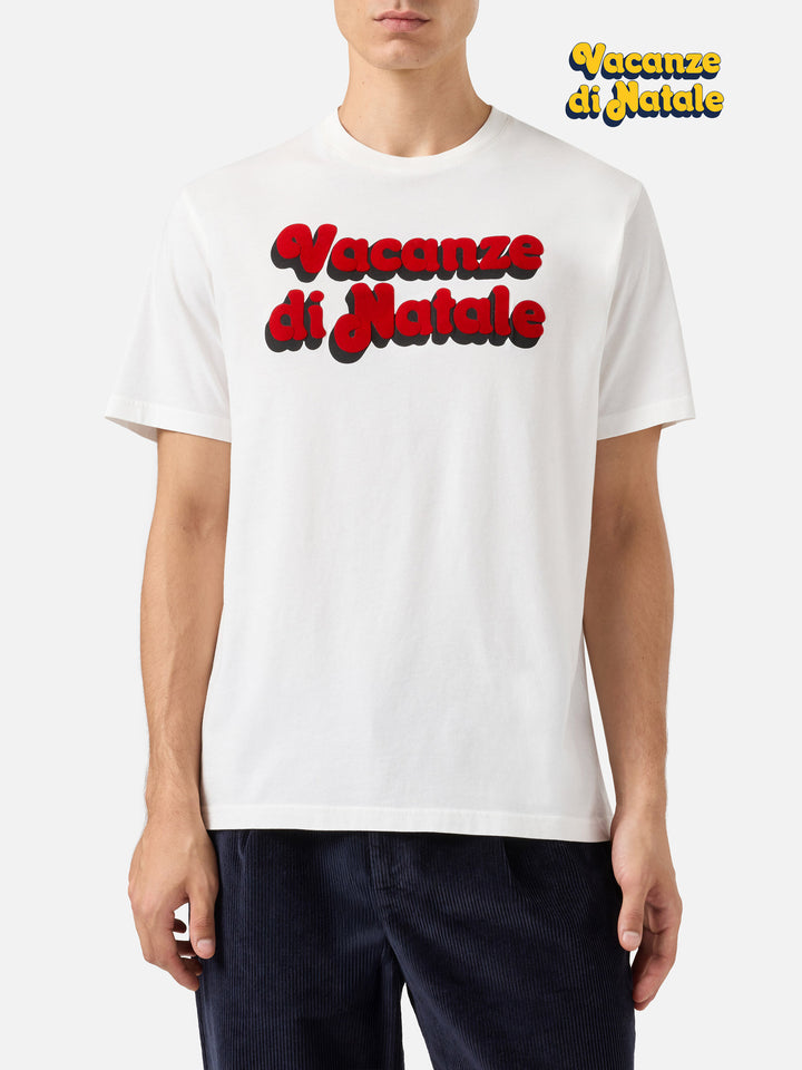 Winter cotton t-shirt Arnott Warm with logo film flock | VACANZE DI NATALE SPECIAL EDITION