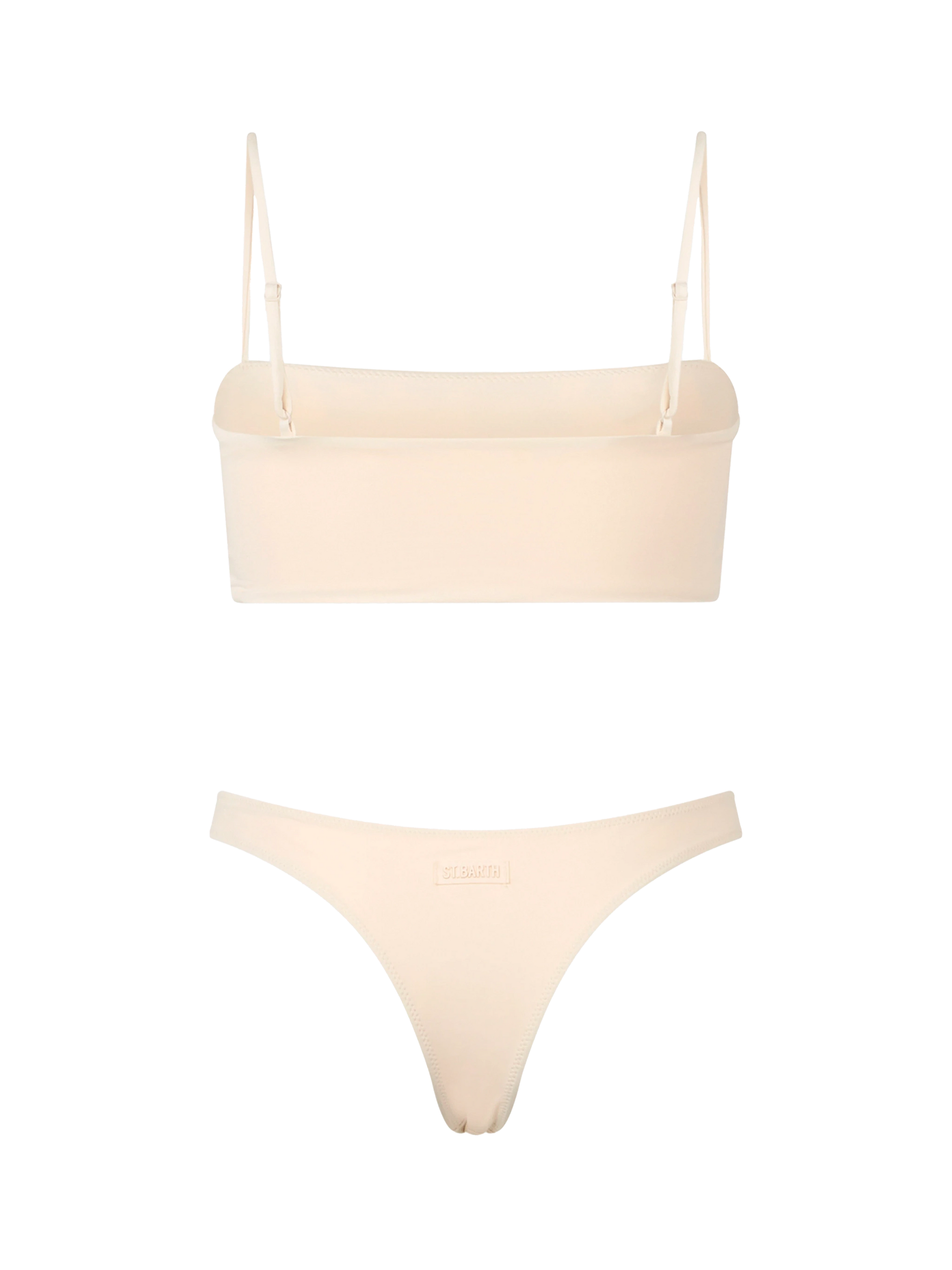 Woman animalier bandeau bikini Athena Naomi with rhinestones - MC2 Saint Barth