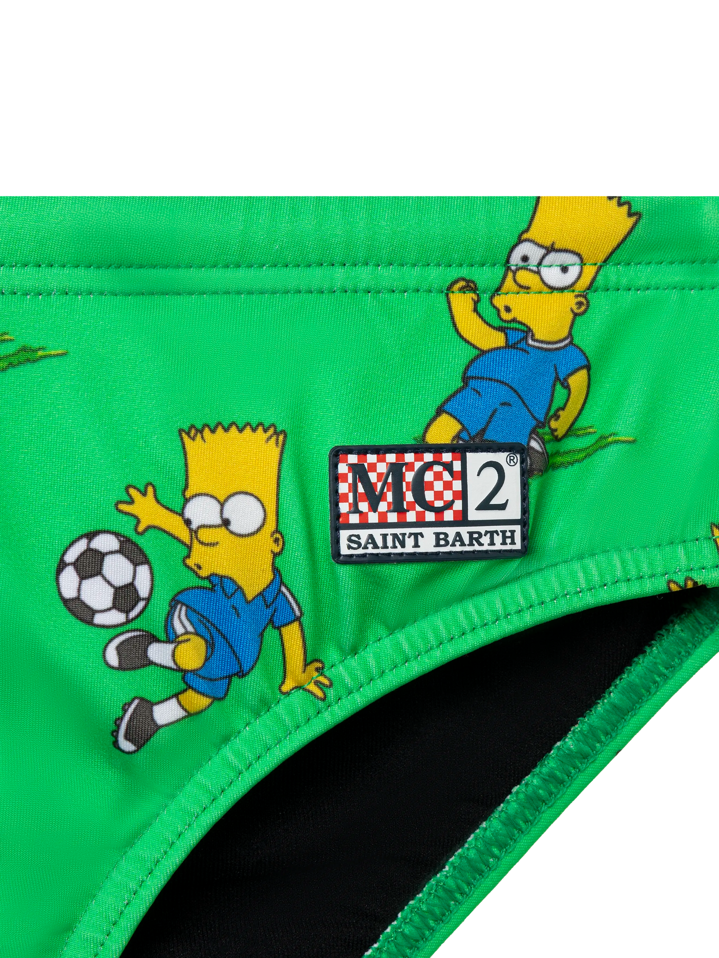 Boy swim briefs Billy with Bart Simpson footlball player print | THE SIMPSON SPECIAL EDITION - MC2 Saint Barth