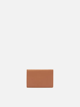 Portacarte Card Holder in pelle martellata cuoio