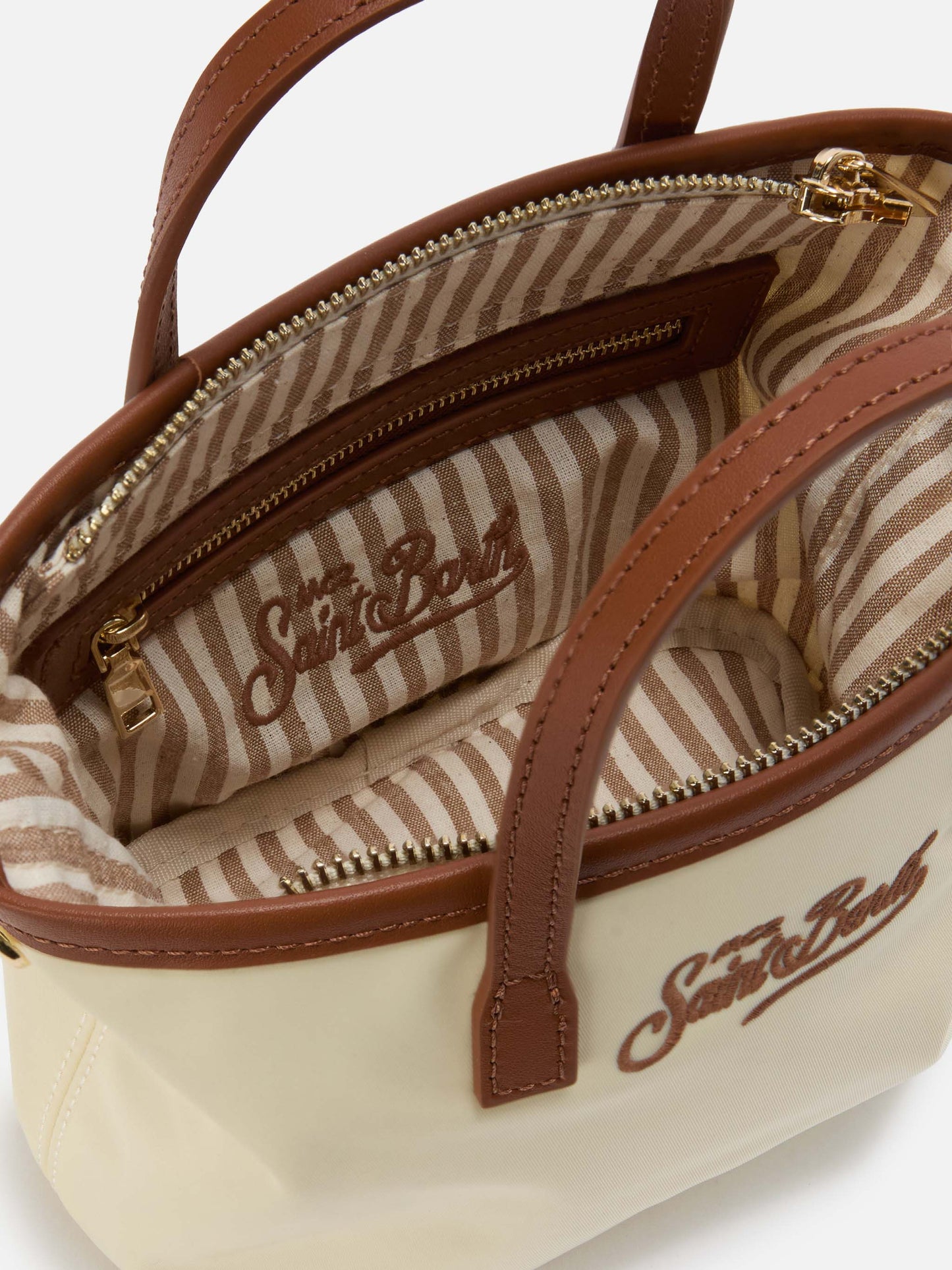 Borsa City mini in nylon bianca