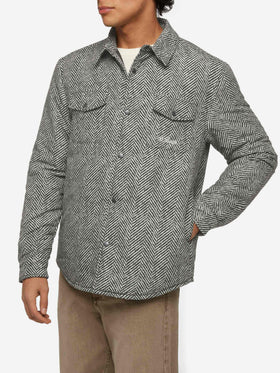 Technic fabric overshirt Chalet with herringbone print - MC2 Saint Barth