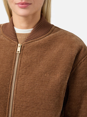 Bomber Celia in corduroy con interno teddy