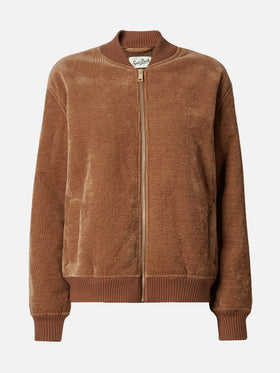 Bomber Celia in corduroy con interno teddy