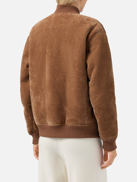 Bomber Celia in corduroy con interno teddy