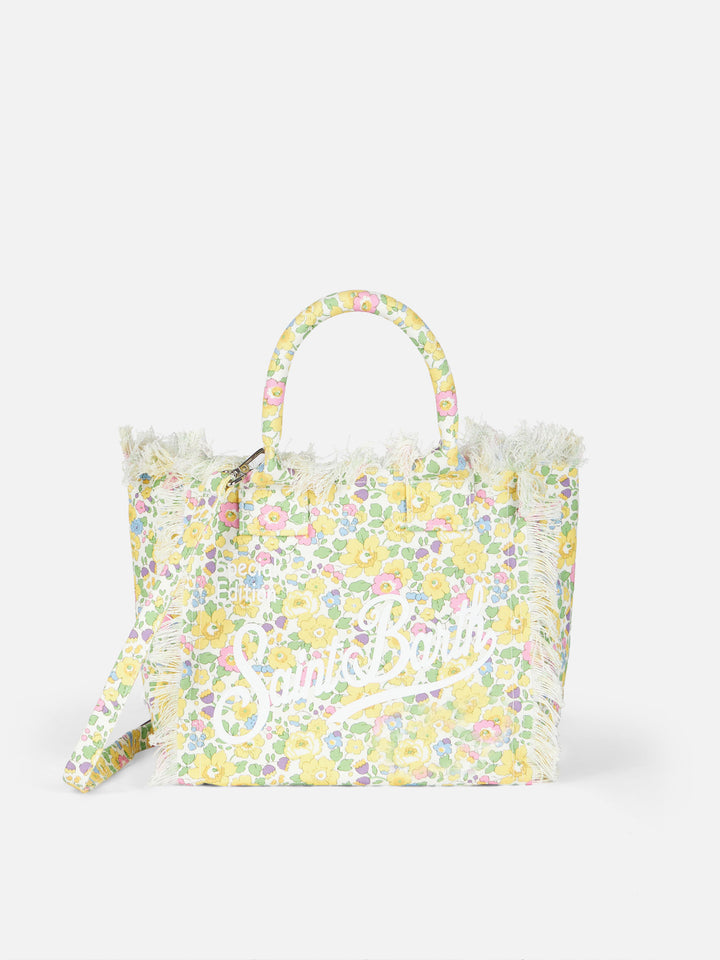 Betsy Cotton canvas Colette Liberty handbag |MADE WITH LIBERTY FABRIC - MC2 Saint Barth