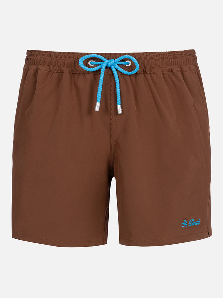 Costume classico elasticizzato Comfort marrone