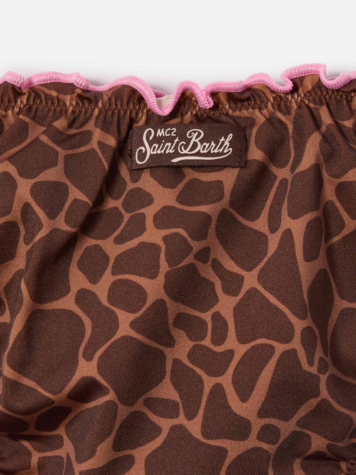 Cris stretch bikini with animal print