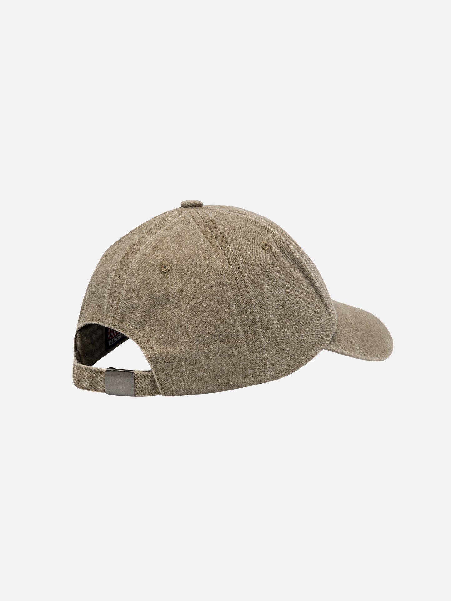 Cappellino Davis in denim beige con ricamo Saint Barth