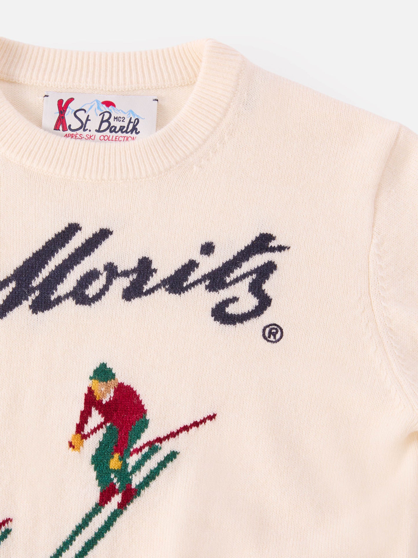 Maglione Douglas in misto cashmere con jacquard St. Moritz | ST. MORITZ SPECIAL EDITION