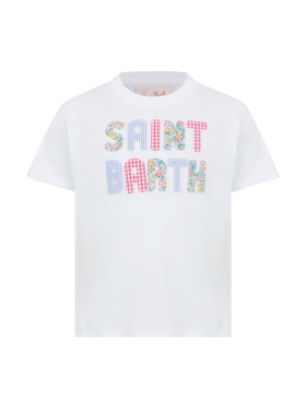 Elly cotton jersey crewneck t-shirt with Saint Barth patch - MC2 Saint Barth