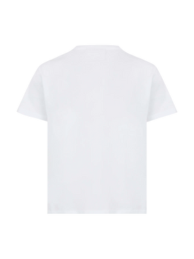 Elly cotton jersey crewneck t-shirt with Saint Barth patch - MC2 Saint Barth