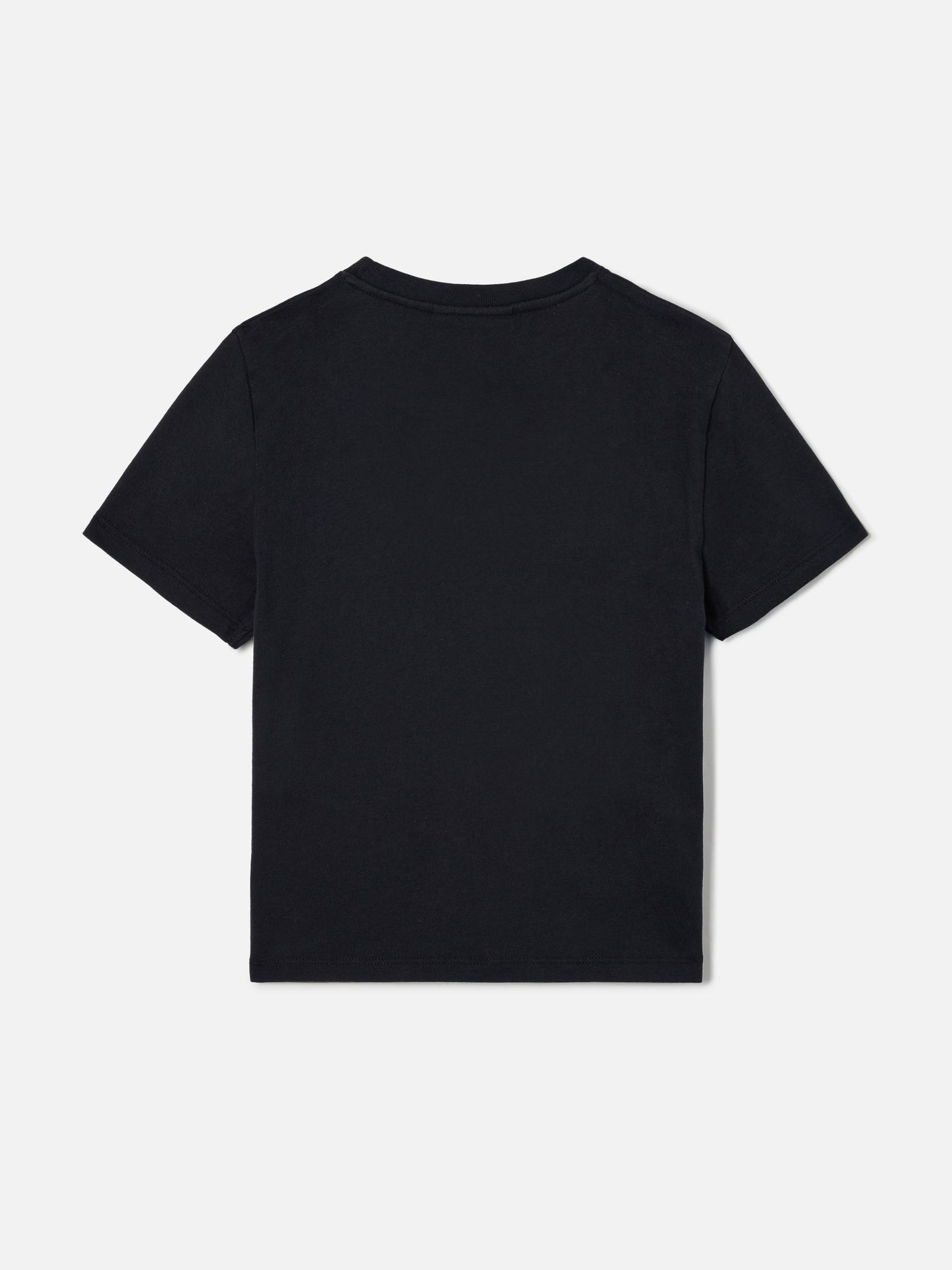 Camiseta Elly en algodón negro con adorno de pedrería Saint Barth