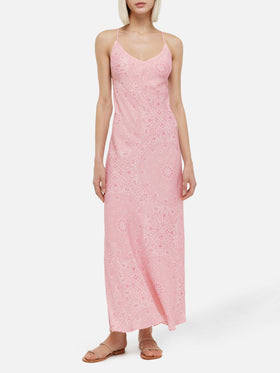 Eydis satin slip dress with bandanna print - MC2 Saint Barth