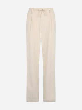 Man off-white corduroy pants Fuji - MC2 Saint Barth